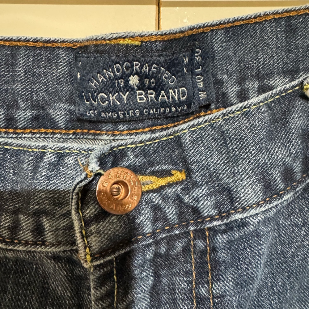 Lucky brand men’s jeans 40x30 faded blue - Picture 2 of 11